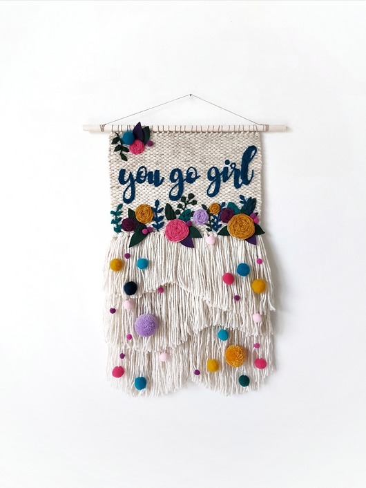 makramy Makatka "You  Go  Girl "