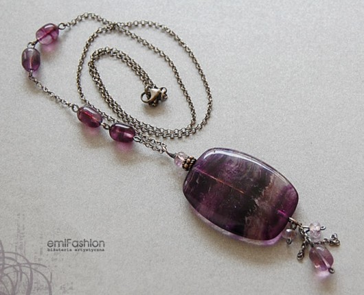 Fluoryt w srebrze MAREMI Jewelry