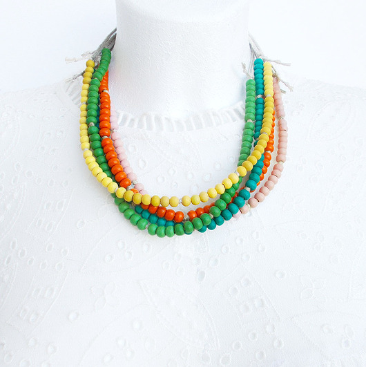 korale Colours zestaw lekkich naszyjników