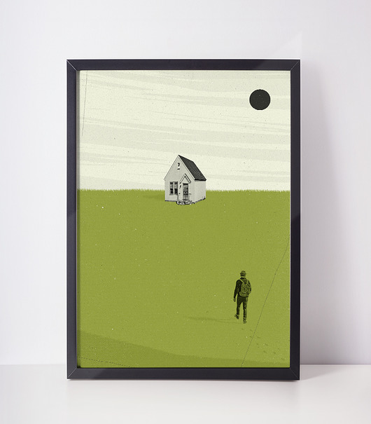 plakaty plakat // let me walk alone // a3