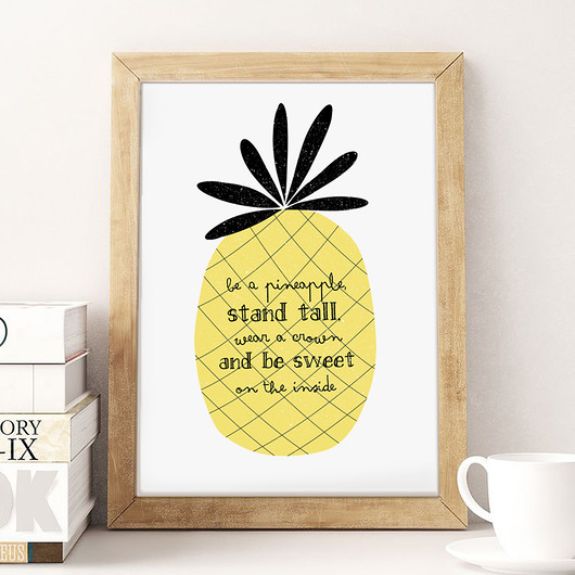 plakaty Plakat- Be a pineapple(...) A3