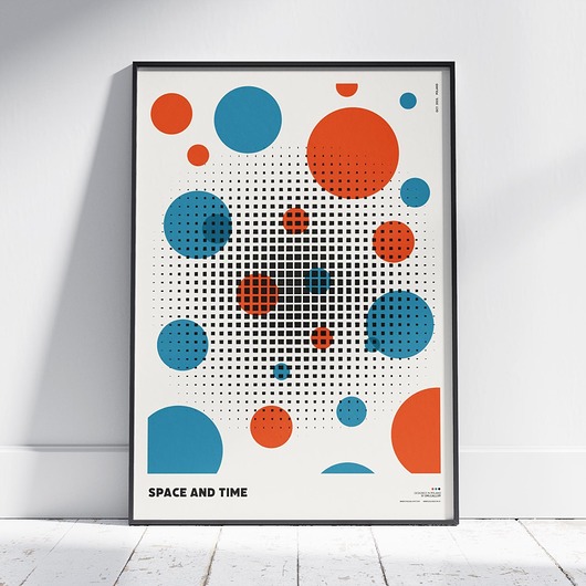 plakaty Plakat abstrakcyjny, abstrakcja, geometria - Czas i Przestrzeń