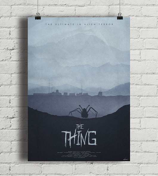 plakaty The Thing - Coś - plakat fine art giclee