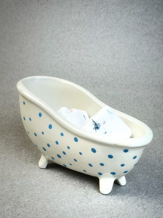 dodatki - łazienka - różne Ceramiczna mini wanienka