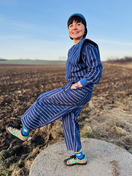 spodnie materiałowe damskie Jeansowe spodnie Barrel Leg L