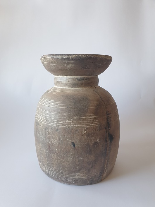 wazony Wazon drewniany vintage 24/19 cm nr.02