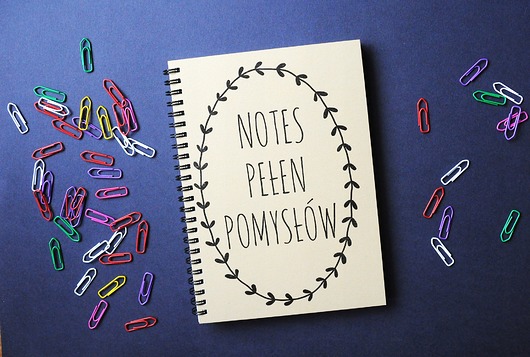 notatniki i albumy Notes pełen pomysłów, notatnik