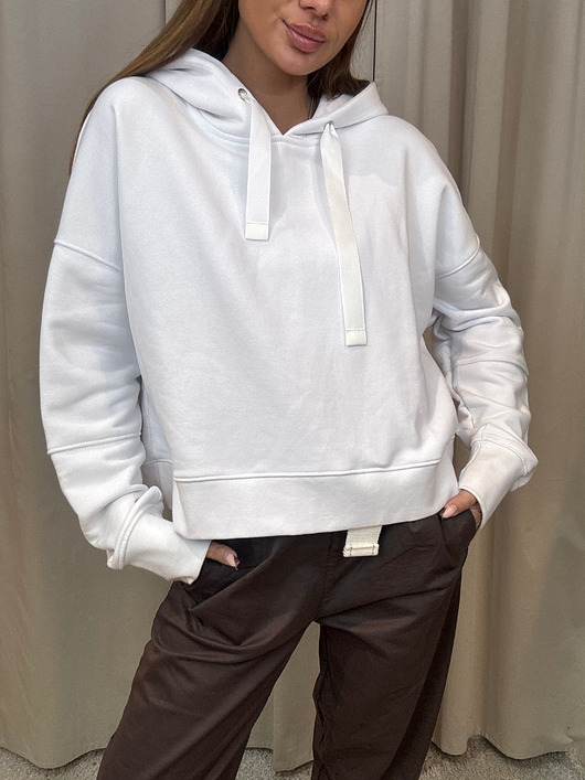 bluza z kapturem damska Bluza Corto Bianco