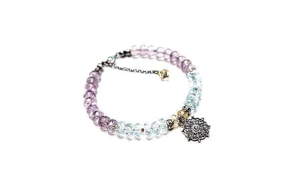bransoletki wire wrapping Royal vol. 7- pastele - bransoletka
