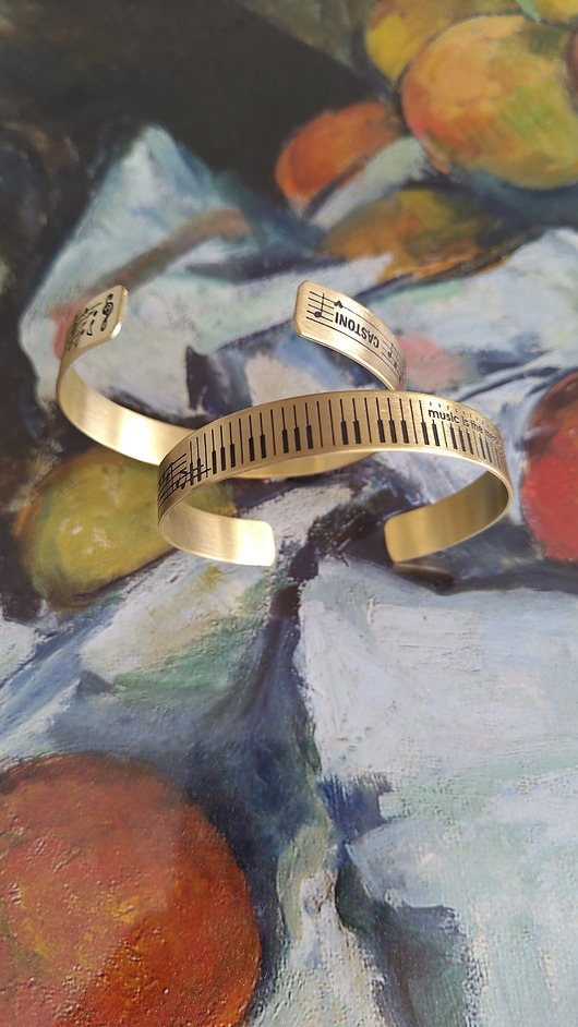 bransoletki złote Bransoletka MUSIC