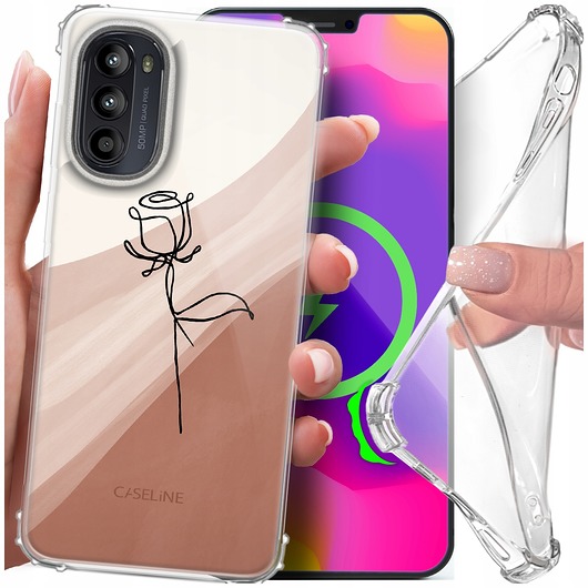 etui na telefon Etui pancerne do Motorola Moto G52 i G82 case Anti-shock gumowe ochrona
