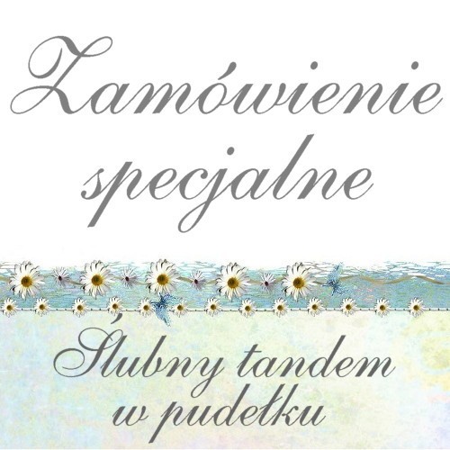 Ślubny tandem w pudełku jelonkaa