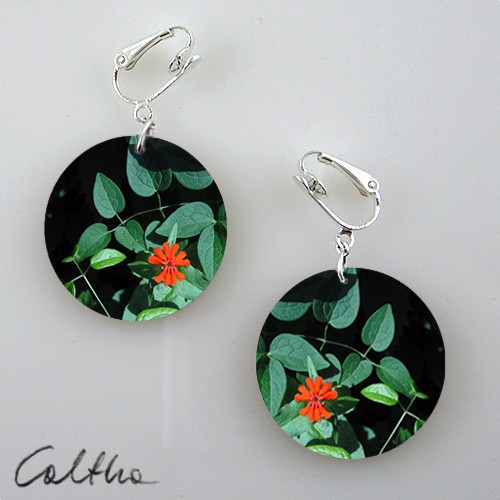 Kwiaty III (klipsy) Caltha