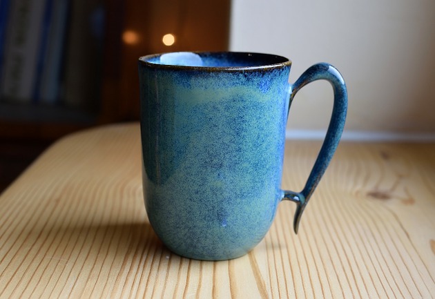 Kubek ceramiczny 300 ml Granatowa Zieleń Ceramika Ciepliki
