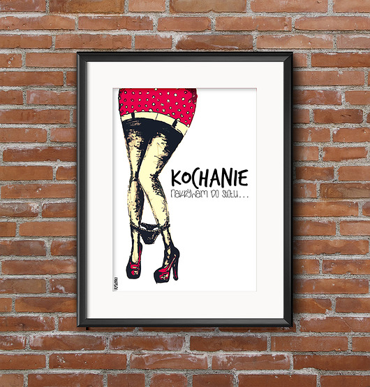 Plakat "Nakrywam do stołu" Joanna Klupś