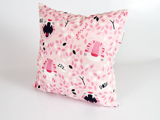 Poszewka minky - tygrys - 40x40 cm Minky and Cotton