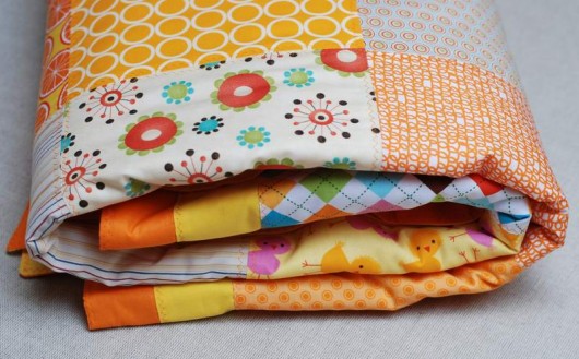 patchwork żółto pomarańczowy dla dziewczyni ... iasio