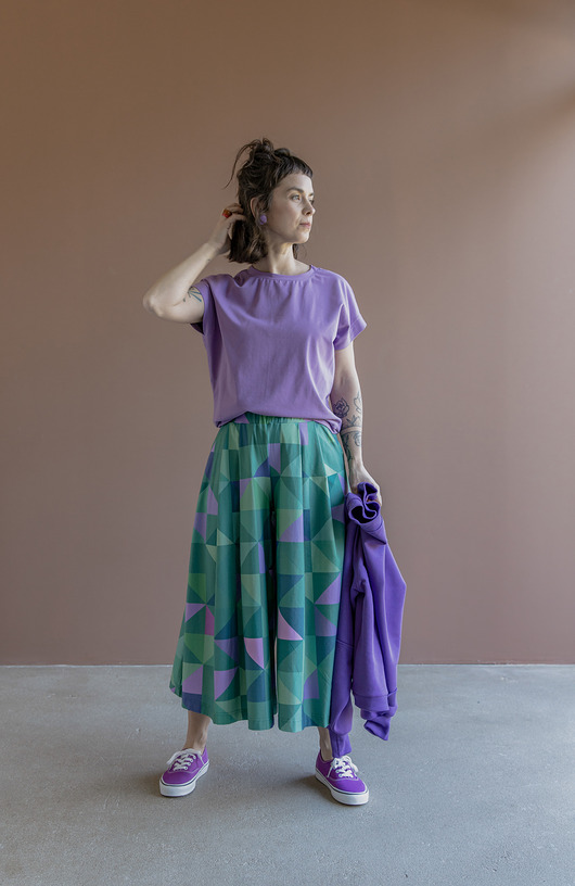 spodnie dresowe damskie Wzorzyste kuloty Midori