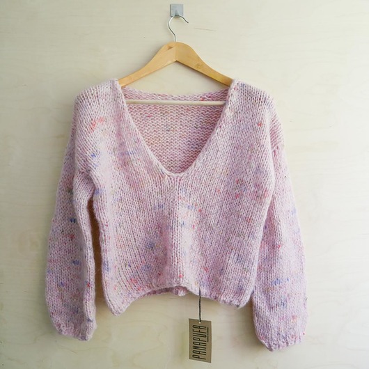 swetry damskie  Alpaka Sweter z dekoltem