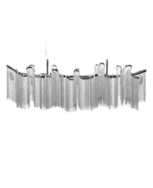 lampy wiszące Lampa wisząca, dekoracyjna Elegance, metal, 38x118x34 cm