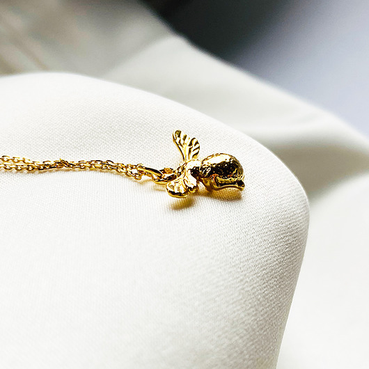 złote naszyjniki Naszyjnik z trzmielem, złoty trzmiel, pszczoła, srebro 925