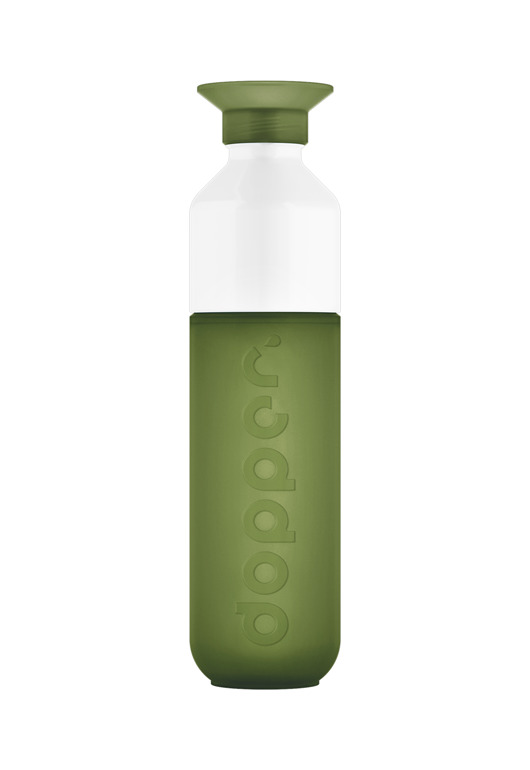 butelki wielorazowe Butelka na wodę Dopper 450ml - Woodland Pine