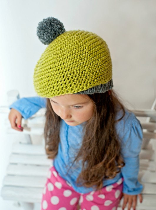 Radosna czapka - beret dla dzieci Handymadegirl
