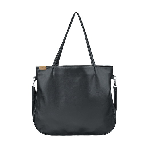 Pacco bag torebka czarna na zamek miejska vegan hairoo