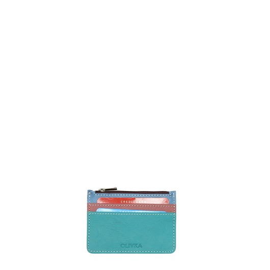 pokrowce i etui - organizery Etui organizer na karty płatnicze wizytówki dokumenty skórzane OLIVKA