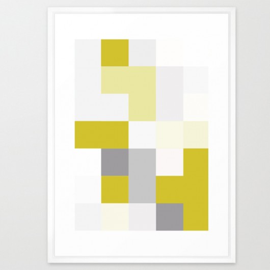 plakat 100x70 PIX YELLOW ED design for fun
