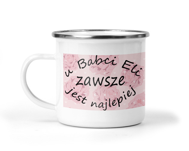kubki Kubek metalowy dla babci na dzień babci 4