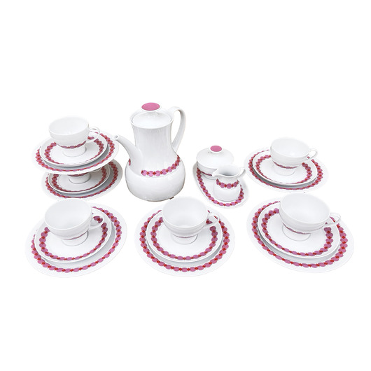 filiżanki Serwis porcelanowy do kawy Thomas-Rosenthal, Niemcy lata 70.