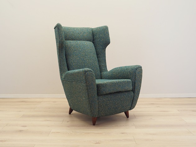 fotele Fotel wypoczynkowy, włoski design, lata 70, produkcja: Włochy