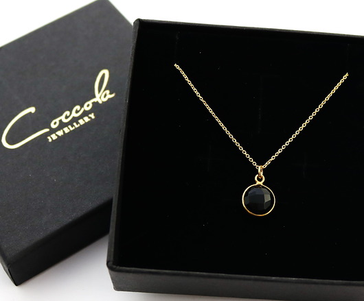 Naszyjnik celebrytka z onyksem srebro 925  Coccola JEWELLERY