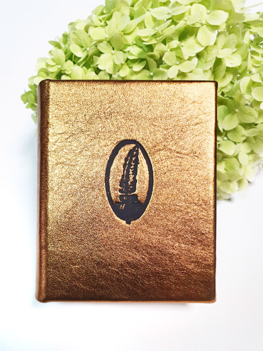 Notes Prada Gold 8x11 cm Pracownia Introligator Gliwice