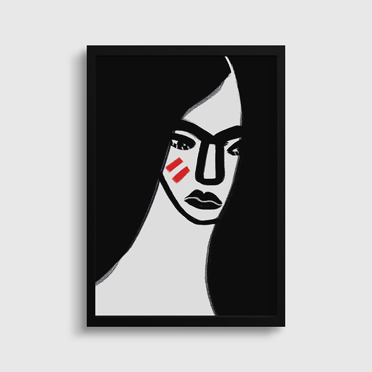 Plakat Wojowniczka 50x70 cm Pola Białkowska