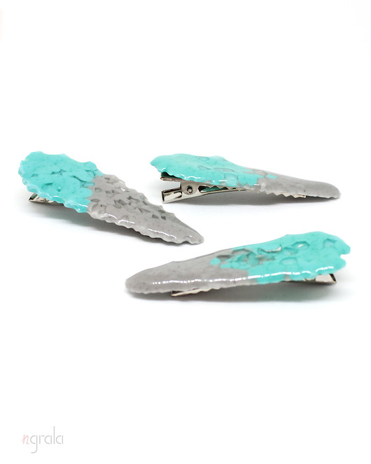 Spinka Aquamarine & Gray Natalia Grala