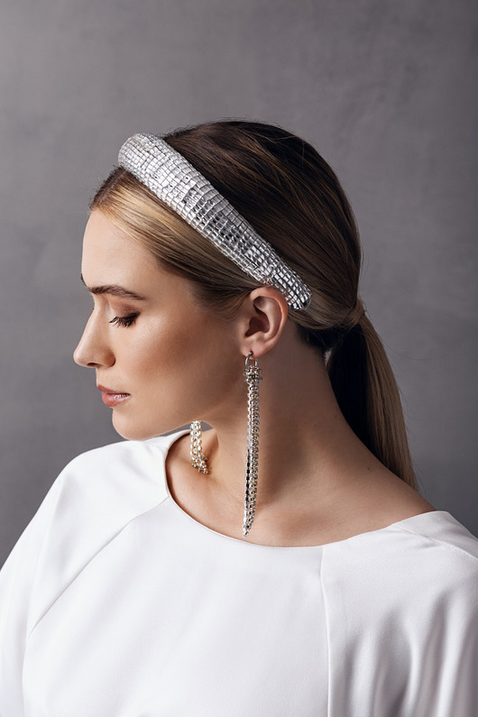 kolczyki srebrne Kolczyki Silver Shine
