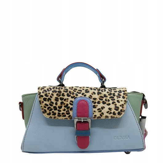 torby na ramię Torebka damska skórzana retro do ręki regulowany pasek elegancka eko OLIVKA