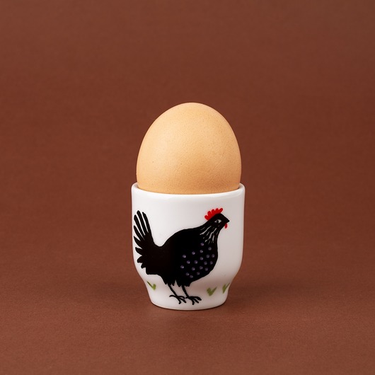jajka wielkanocne Kieliszek na jajko - kura i kurczaki