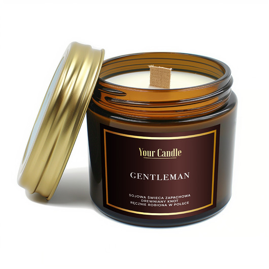 świece zapachowe Świeca zapachowa sojowa Gentleman 120ml- Your Candle