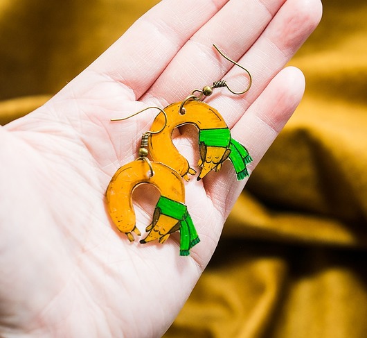 biżuteria dla dzieci Kolczyki jamniki