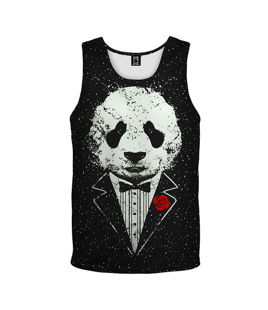 t-shirty dla chłopców Bokserka Top Boy DR.CROW Panda Godfather