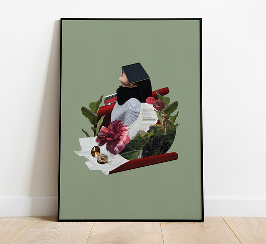grafiki i ilustracje Kolaż MIND-WANDERER