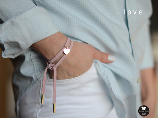 mini pink love barboleta