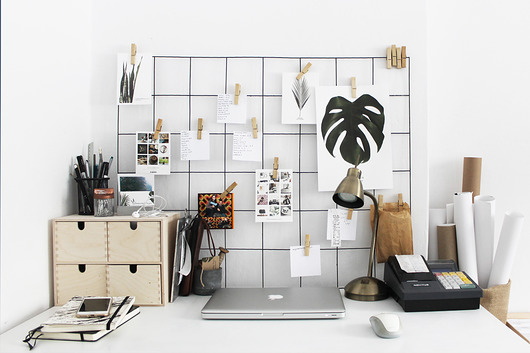 ORGANIZER DRUCIANY ŚCIENNY  80x60cm / 60x40cm Lawendowy Bazar