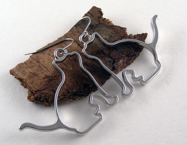 kolczyki - inne Kolczyki "wspomóżmy kocie sprawy"  0016