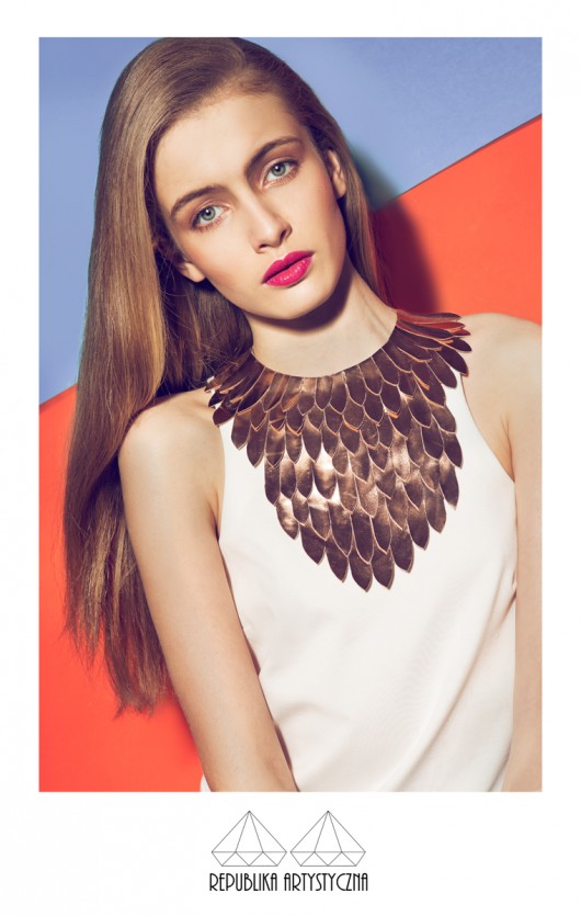 Circles and lines- gold Republika jewelry