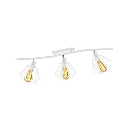 plafony Biała lampa sufitowa w stylu loftowym RYGA LOFT
