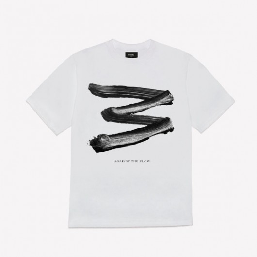 AGAINST THE FLOW black tee BOHEMA CLOTHING